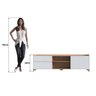Rack para Tv 75 Polegadas 100% Mdf 58x182cm Flea - 9