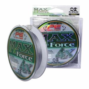 Linha de Pesca Multifilamento 150m Max Force 4 Fios Medida 0,40mm