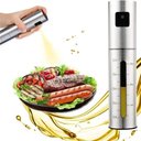 Ver imagem 2 de Spray Pulverizador de Azeite, Vinagre, Temperos Aço Inoxidável Prata