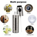 Ver imagem 5 de Spray Pulverizador de Azeite, Vinagre, Temperos Aço Inoxidável Prata