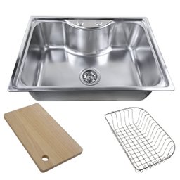 Cuba Inox Gourmet Fabrinox 65cm polida, tabua e cesto - 1