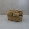 Kit 3 cestos organizadores multiuso decorativo seagrass - Oikos - 4