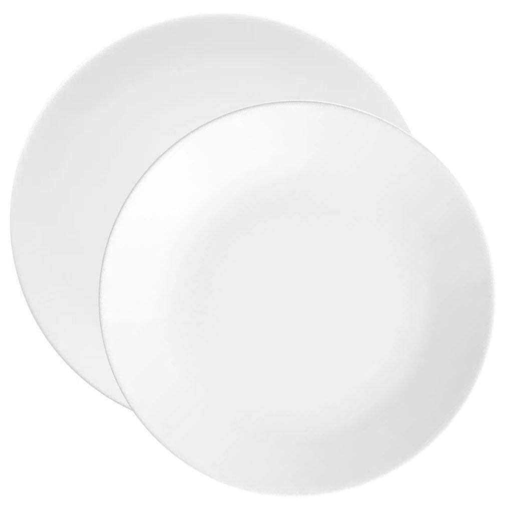 Kit Pratos Rasos E Fundos Coup White Oxford Porcelana 16 Pe - 1
