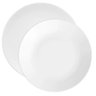 Kit Pratos Rasos E Fundos Coup White Oxford Porcelana 16 Pe - 1