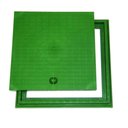 Ver imagem 1 de Tampa Verde com Aro PP 30X30cm - 980Ppv30e - Odem
