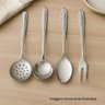 Jogo Utensílios Inox Premium Escumadeira, Concha, Colher e Garfo - Yazi - 2