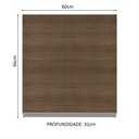 Ver imagem 2 de Armário Aéreo Madesa Glamy 60 cm 1 Porta Rustic Cor:Rustic