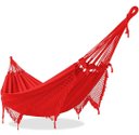 Ver imagem 1 de Rede de Dormir Descanso Casual Pernambucana Vermelha