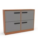 Ver imagem 2 de Sapateira para Quarto 24 Pares Valência Cinza/Freijó