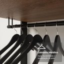 Ver mais imagens de Guarda-roupa Closet Modulado 4 Gavetas 6 Prateleiras 140cm Valencia Madesa
