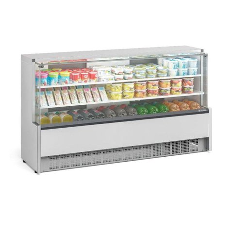 Vitrine Refrigerada Gelopar Universal 2,05 m Branco 50-60Hz 220V GPDA-205R