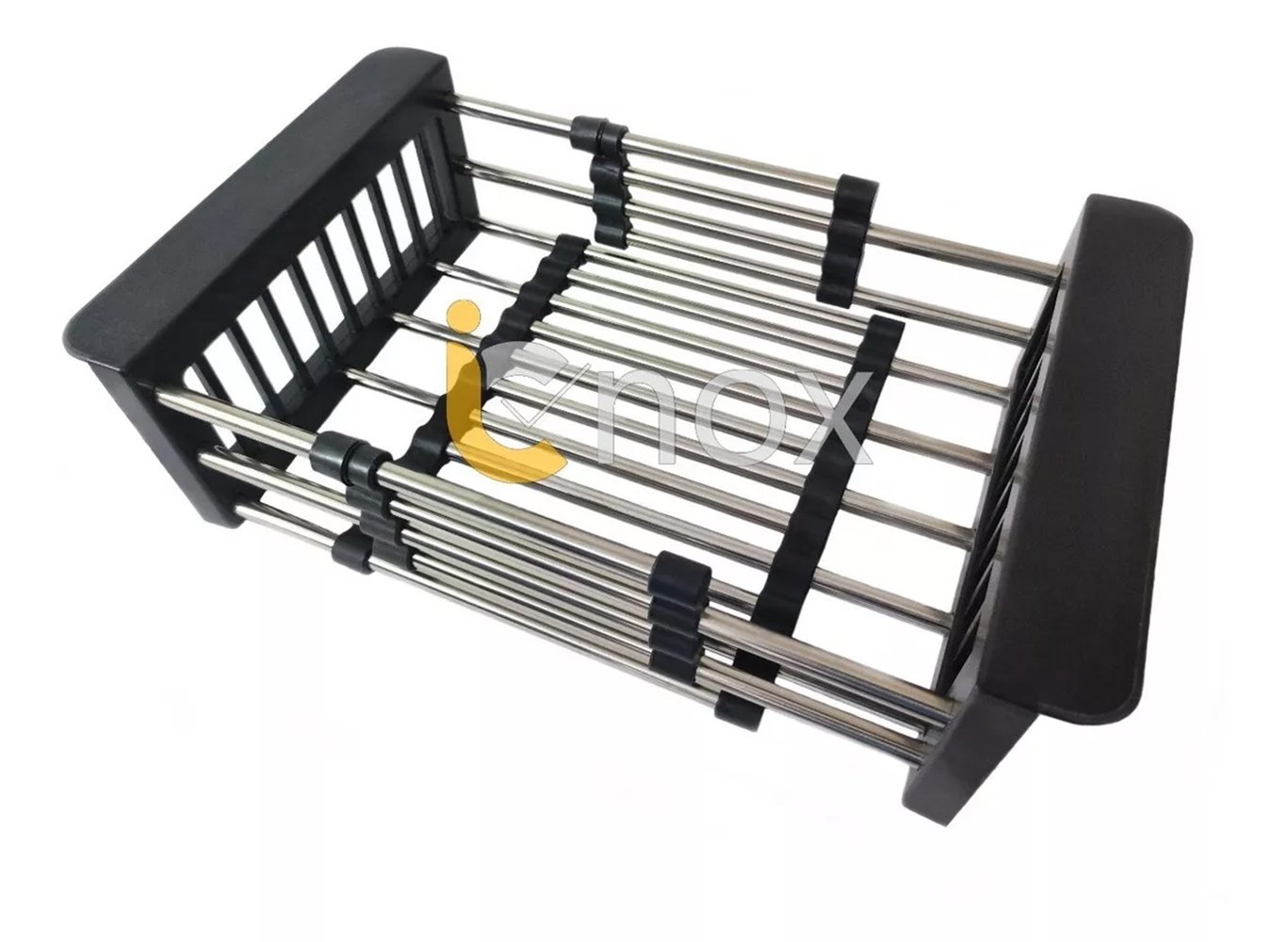 Cuba Dupla Inox Aruba 80x45 Cm Válvulas Escorredor Dispenser - 8