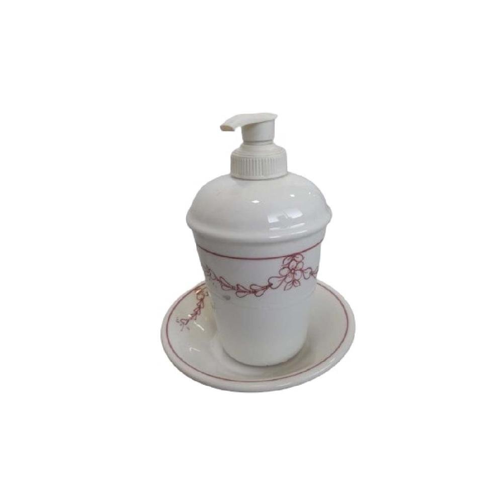 Jogo para Banheiro em Porcelana Espanhola 2 Peças Decorativo - 4