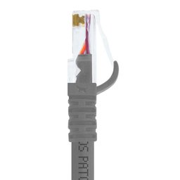 Cabo de Rede Patch Cord Cat6 Cinza 2.5m Nexans Essential - 3