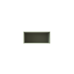 Nicho Decorativo Organizador Multiuso Mdf com Fundo Plancasa:verde Jade - 2