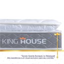 Ver mais imagens de Conjunto Box Branco Durban Cinza Espuma D28 Viúva 128x188x57 - King House