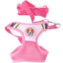 Ver imagem 1 de Coleira Peitoral Puppie para Cães e Gatos Tamanho M até 40kg Rosa