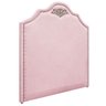 Kit Cabeceira e Calçadeira Solteiro Orlando P02 90 cm para cama Box Suede - Amarena - 6
