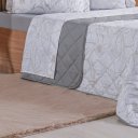 Ver imagem 4 de Kit Colcha King 200 Fios Estampada New 100% Algodão 260x280cm Dessin