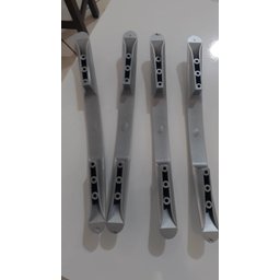 Kit com 7 Unidades Puxador Armário Móveis em Geral Gavetas 90/128/160 Mm com Parafusos - 3