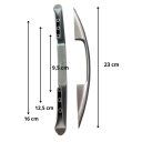 Ver imagem 2 de Kit com 7 Unidades Puxador para Gavetas e Moveis em Geral 90/128/160mm com Parafusos