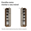 Ver imagem 7 de Paneleiro 60 cm 3 Portas Rustic/Crema Vik Madesa