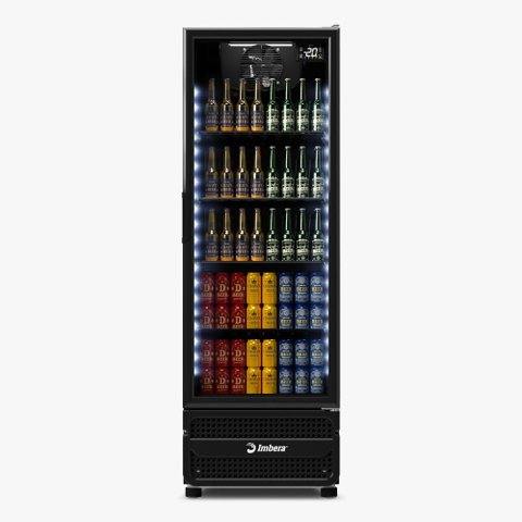 Cervejeira Ccv-290pv Todo Preto 363l Porta Vidro 127v - Imbera