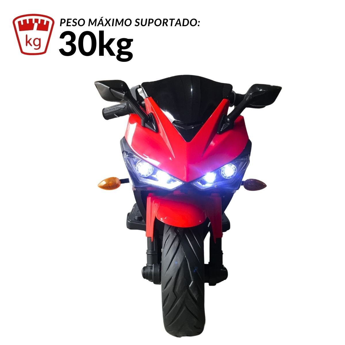 Mini Moto Motinha Elétrica Infantil 12v Roda Eva Som Farol Led Brinqway Bw300 - 3