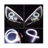 Par Fita Barra Led Neon 12v Para Farol 60cm Branca - 1