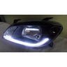Par Fita Barra Led Neon 12v Para Farol 60cm Branca - 2