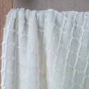 Ver imagem 4 de Manta Tricot Style Decorativa 127x152 Toque Super Macio Branco