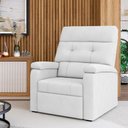 Ver imagem 1 de Poltrona do Papai Reclinável Branco Corino Luanda Shop Jm