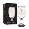 Taça Windsor Profissões Farmácia 300ml Presente Brasfoot - 1