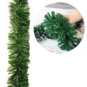 Ver imagem 3 de Jogo 2 Festão de Natal Verde Fosco Premium Multi-fitas 5m X 12cm Decoração Natalina