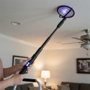 Ver imagem 2 de Raquete Mata Mosquito Pernilongo Mosca Inseto Eletrica Luz Uv Repelente Bastao Recarregavel Parede M