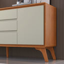 Ver imagem 6 de Buffet Sinus 2 Portas 3 Gavetas Naturalle Off White