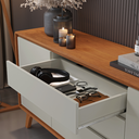 Ver imagem 7 de Buffet Sinus 2 Portas 3 Gavetas Naturalle Off White