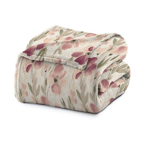 Cobertor de Casal Manta Microfibra Antialérgico 1,8x2,2m Delicato - Camesa
