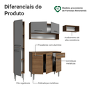 Ver imagem 6 de Armário de Cozinha Completa 197 Cm Emilly Madesa 02