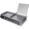 Chapa Lanches Elétrica Grill com Prensa 70x30 2000w Cozinha Cotherm Profissional Industrial Inox - 5