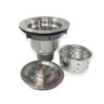 Válvula Pia Cozinha 4 1/2 Inox 304 com Cesto Removível Ralo - 1