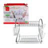 Escorredor de Louças Inox 2 Andares com Bandeja para Água - 2
