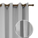 Ver imagem 2 de Cortina Sala Quarto Escritório Roma 300x250 Admirare:Cinza