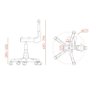Kit Base para Cadeira Back System Preto - 3
