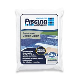Argamassa Piscina Aut. Impermeável Cor Verde Jade 18kg - 1