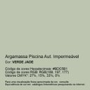 Ver imagem 2 de Argamassa Piscina Aut. Impermeável Cor Verde Jade 18kg