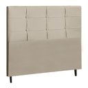 Ver imagem 1 de Cabeceira Casal Queen Jbe Style 164cm Bege Cama Box 158cm
