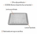 Ver imagem 2 de Painel Plafon Shine estrelado De 24w Branco Quente 3000k