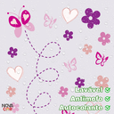 Ver imagem 4 de Papel de Parede Infantil Borboleta Flores Delicado Adesivo Autocolante Lavável 3m