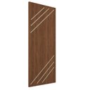 Ver imagem 1 de Porta de Madeira Frisada U.v 210cm X 90cm - R30k:imbuia